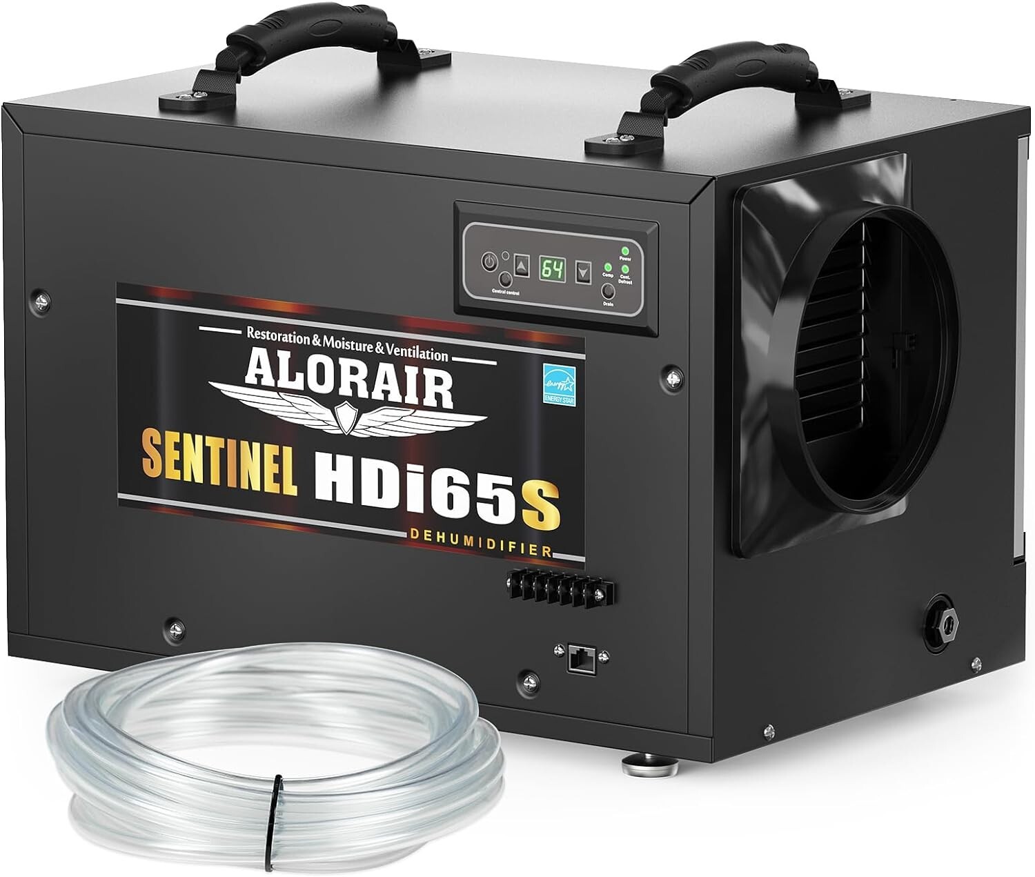 ALORAIR 120 PPD Portable Auto Defrost Commercial Dehumidifiers with Pump & Hose gallery