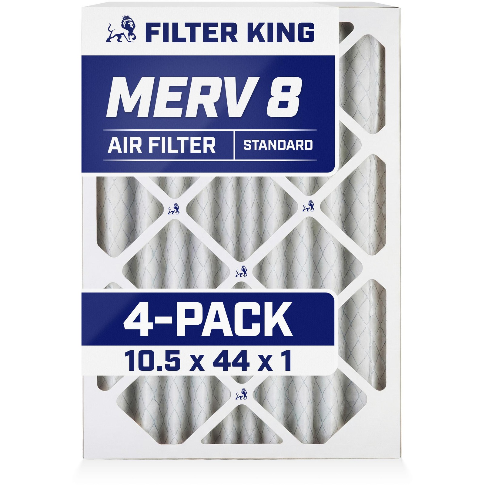 Filter King 10.5x44x1 Air Filter 4-PACK MERV 8 Actual Size 10.5 x 44 x .75" gallery