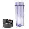 Standard 2.5x10" Clear Filter Housing 3/4" NPT with Pressure Release gallery