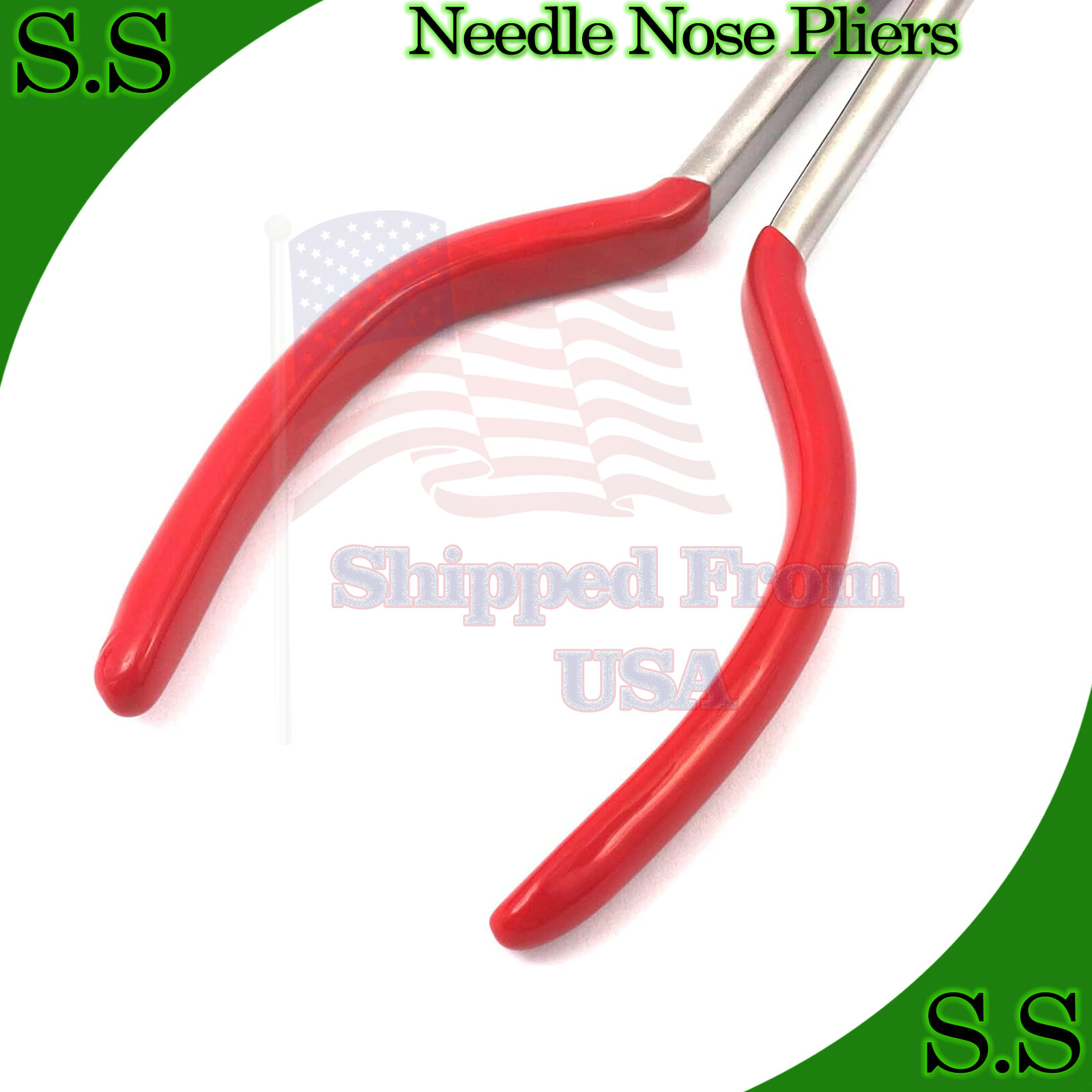 11'' Extra Long Reach Needle Nose Pliers Straight Repair Hand Tools gallery