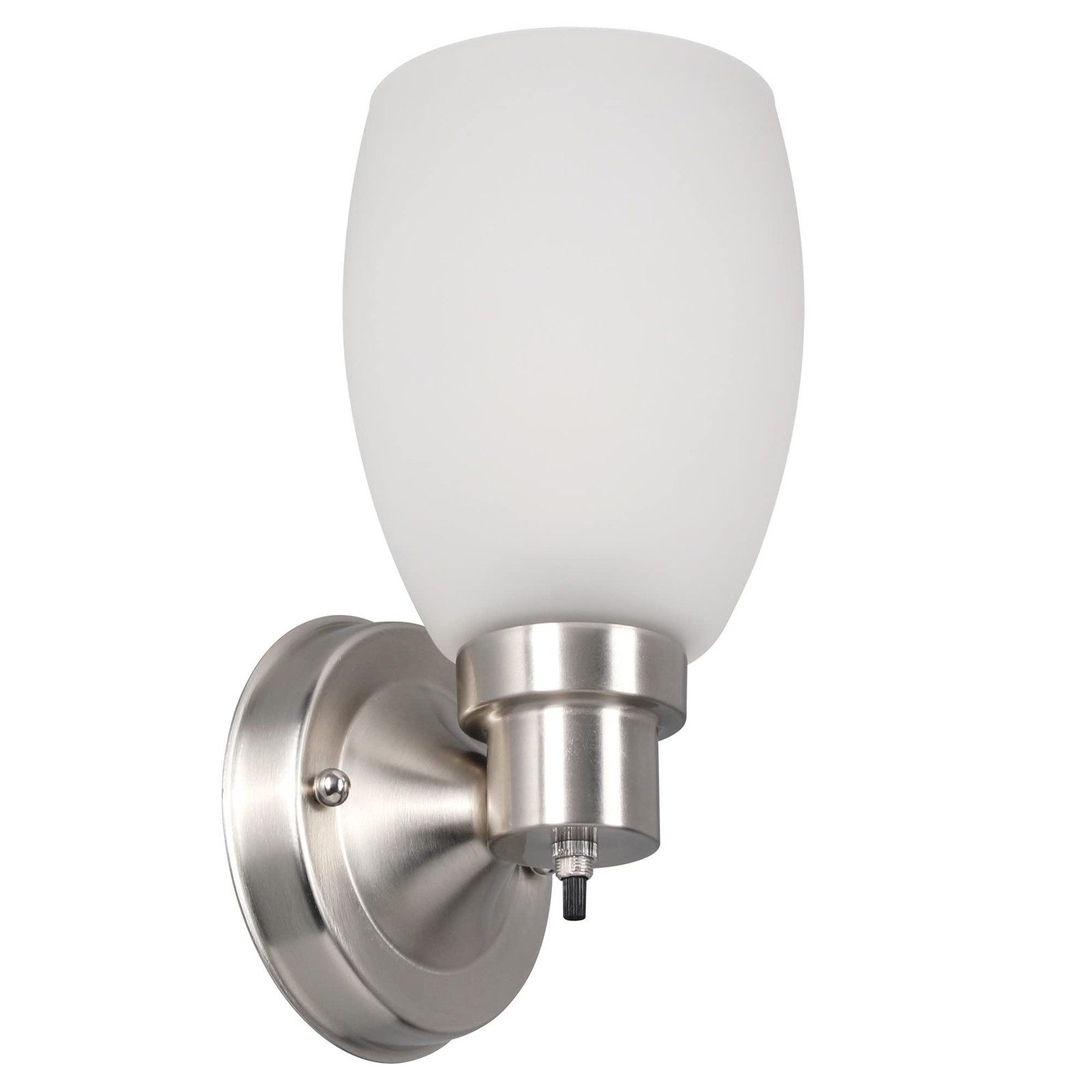 588814-SN Lydia Transitional 1-Light Indoor Wall Light Dimmable with a White Fro gallery