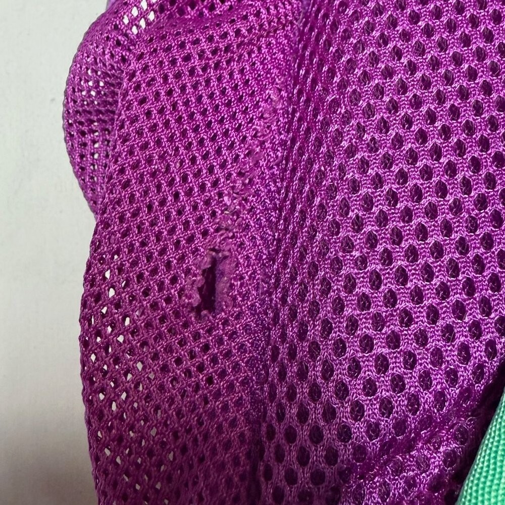 The North Face Haystack Backpack–Grape Purple with Aqua Trim–Laptop Daypack, EUC 5