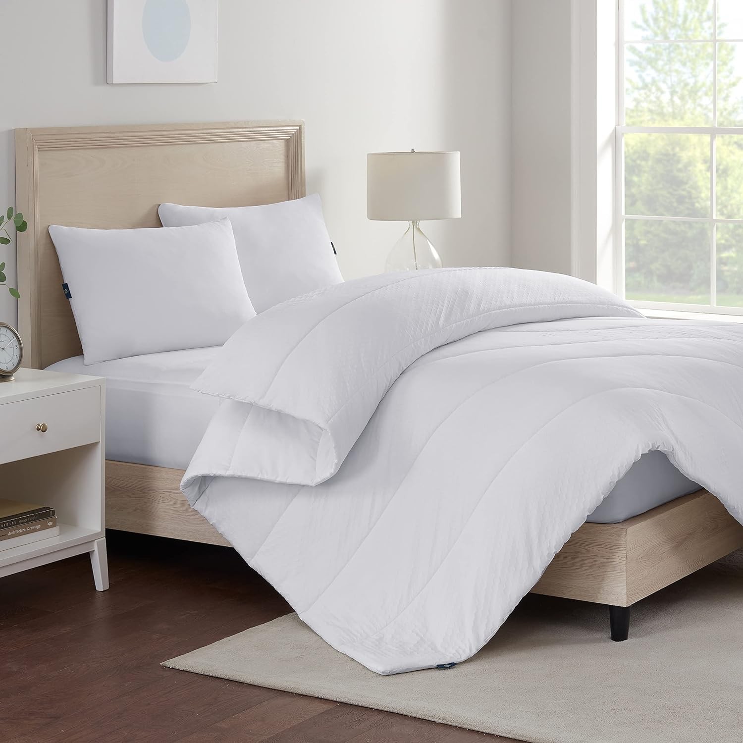 Serta Power Chill Soft Cooling Down Alternative Comforter Lightweight King/ Cal gallery