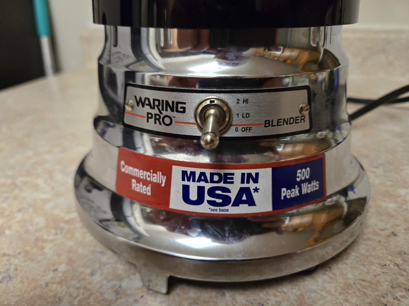 Waring Pro Blender - Brushed Stainless -51BL16 - 500 Watts Plastic Pitcher Works gallery