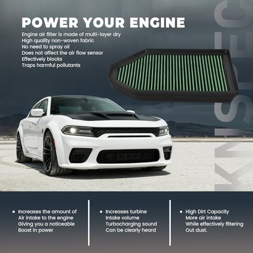 Engine Air Filter Compatible With DODGE Challenger, Charger,300-Air Filter gallery