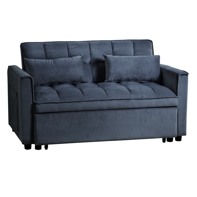 3 in 1 Convertible Sleeper Sofa Bed Pull Out Couch Bed Adjustable Backrest gallery