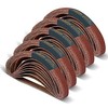 POWERTEC 1/2 x 18 Inch Sanding Belts, 50PK, 10 each of Assorted Sizes gallery
