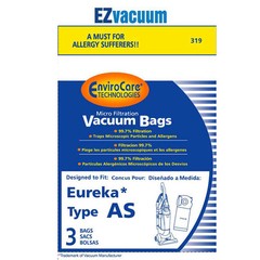 Generic Eureka Type AS Vacuum Cleaner Bags for model AS1050 # E-68155-6 – 3 Pack