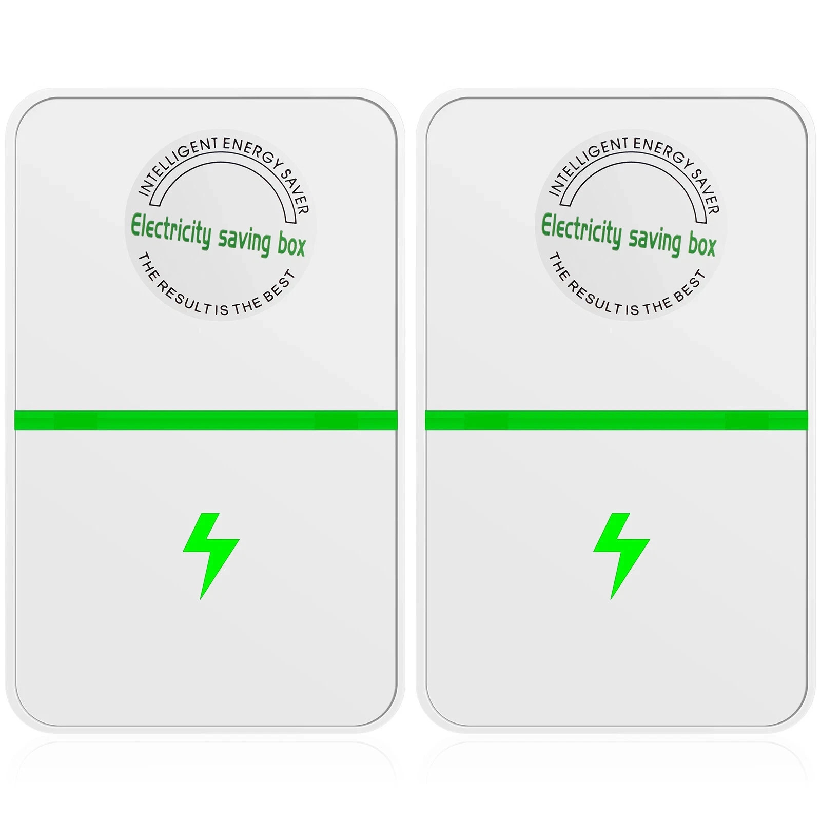 2pcs Pro Power Saver Energy Saver Household Power Saver Electricity Saving US gallery