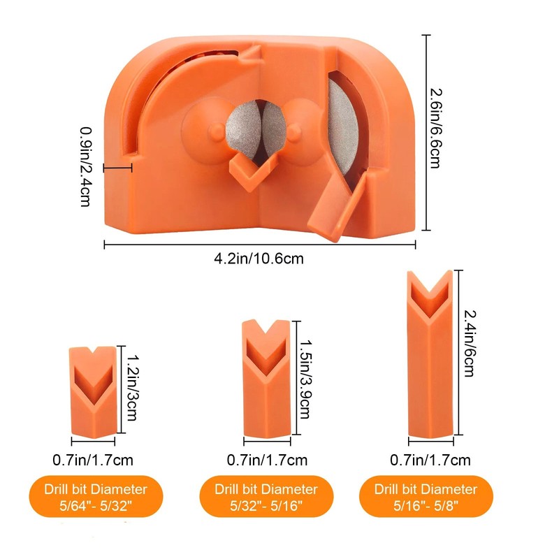 Portable Drill Bit Grinding Sharpener Drill Grinder Blade Sharpening Tool Parts gallery