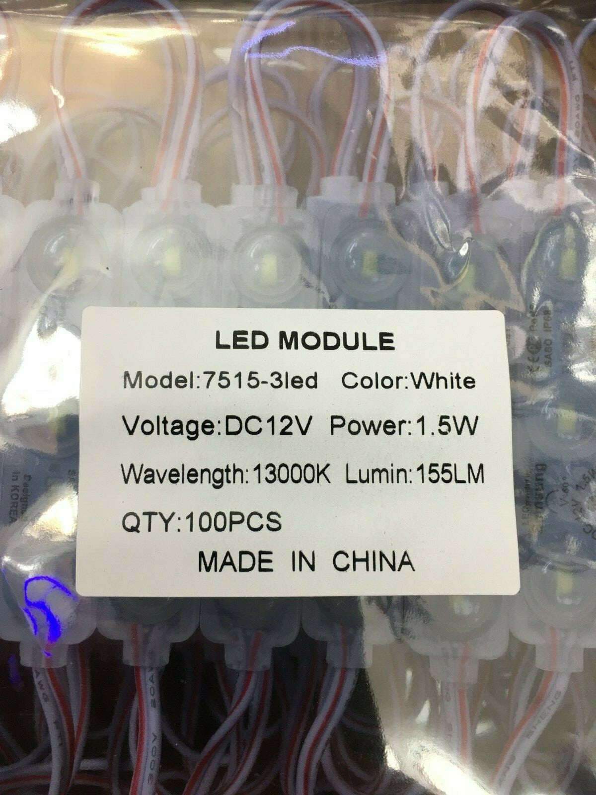 Super Bright 1.5W White LED Module Waterproof For SIGN Store Window USA SELLER gallery