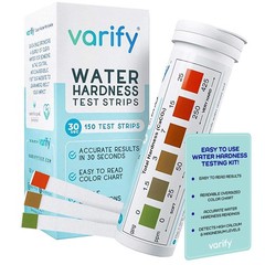 Varify Water Hardness Test Kit – Testing for Home, 150 Strips