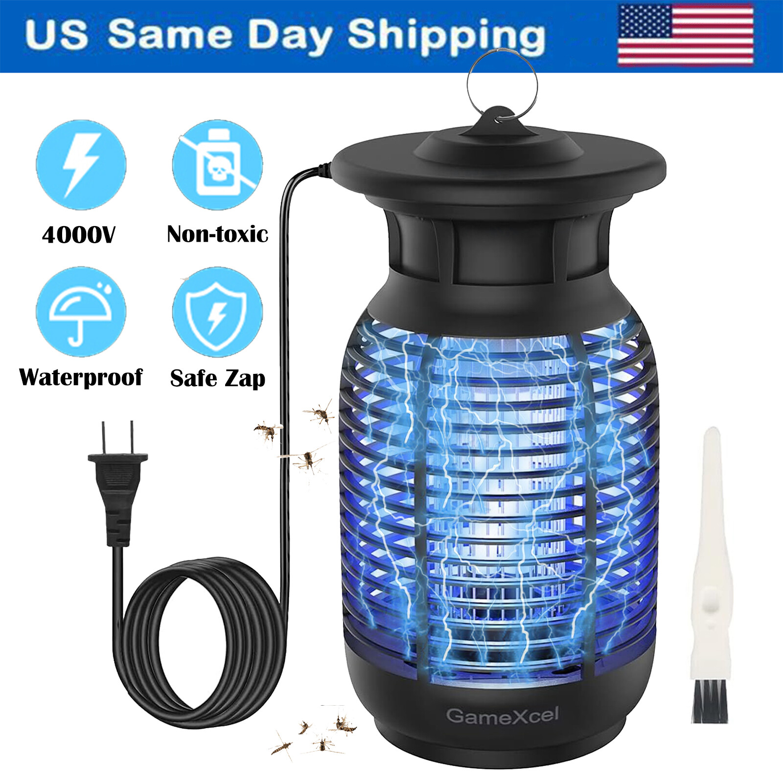 Mosquito Fly Bug Insect Zapper Killer Electronic Light Trap Lamp Indoor Outdoor gallery