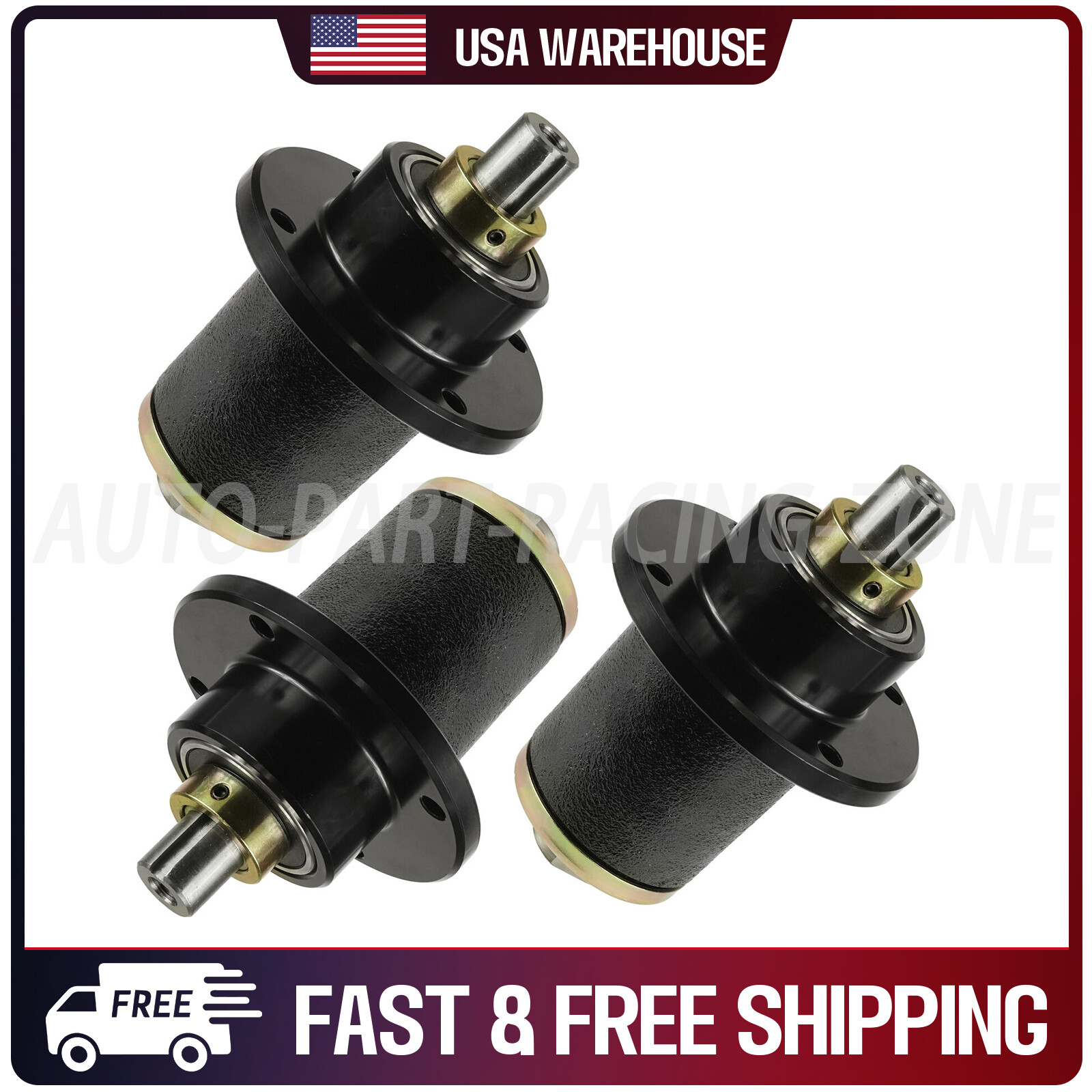 3 Spindle Assembly For Bad Boy ZT series with 48", 50" and 60" deck 037601500 gallery