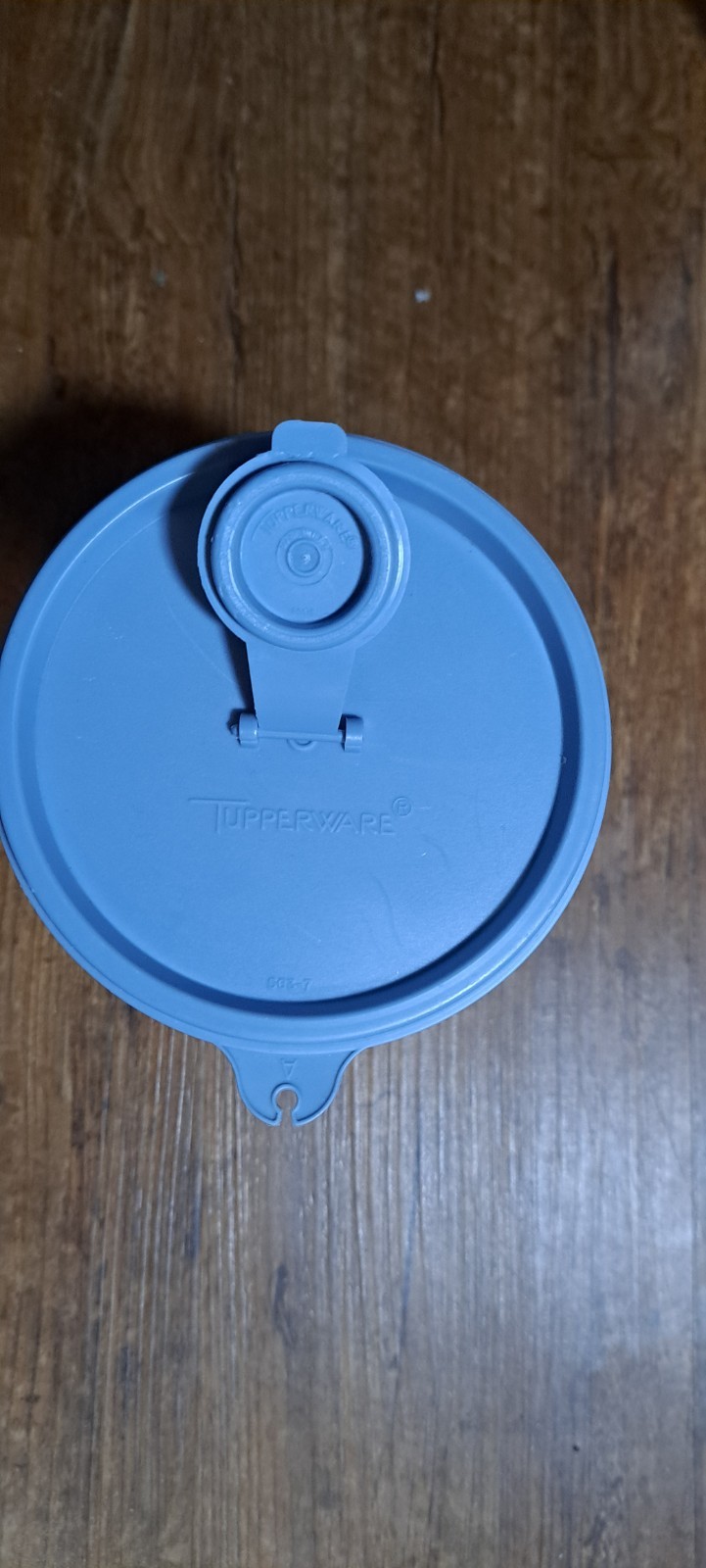 Vibtage Tupperware Handolier Juice Container Blue Pour Spout Seal Dlr Sample gallery