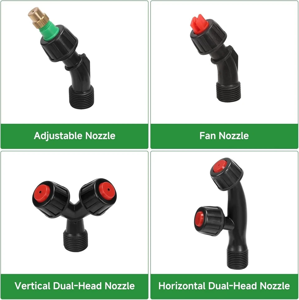 Acid Resistant Sprayer Wand with 4 Types of Nozzles, Pump Sprayer Wand Replaceme gallery