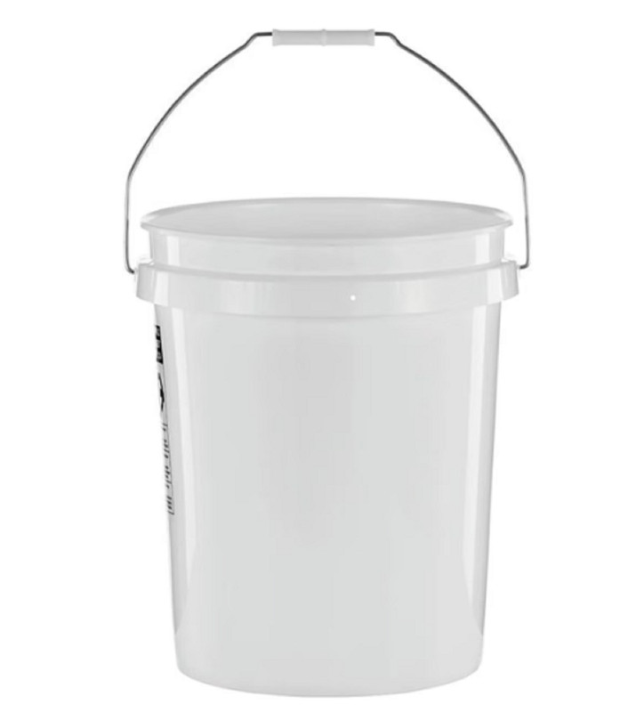(2 pack) United Solutions 5 Gallon Round Utility Bucket, Comfort Handle, Plastic gallery