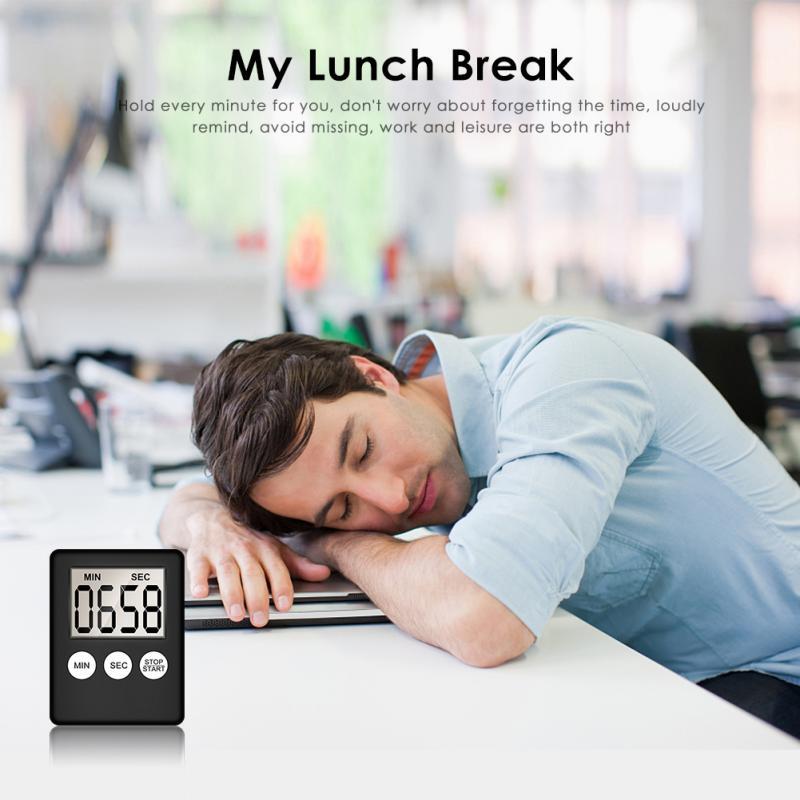 Large LCD Digital Kitchen Cooking Timer Count-Down Up Clock Loud Alarm Magnetic gallery