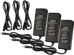 (3) Power Supply, Transformers,LED Adapter, 12V 5A 60 Watt Max AC 100-240V to DC