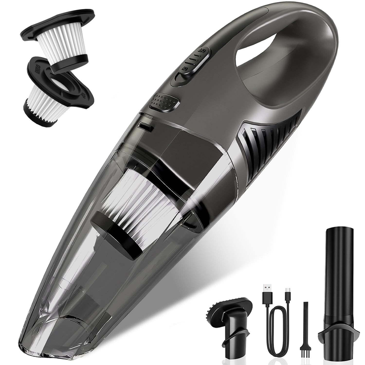 Handheld Vacuum Cordless, 11KPA Strong Suction & 25 Mins Runtime Brushless Mo... gallery