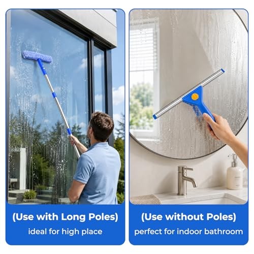 Professional Window Cleaning Kit with Bucket, 3 Gallon Set with 14" Window gallery