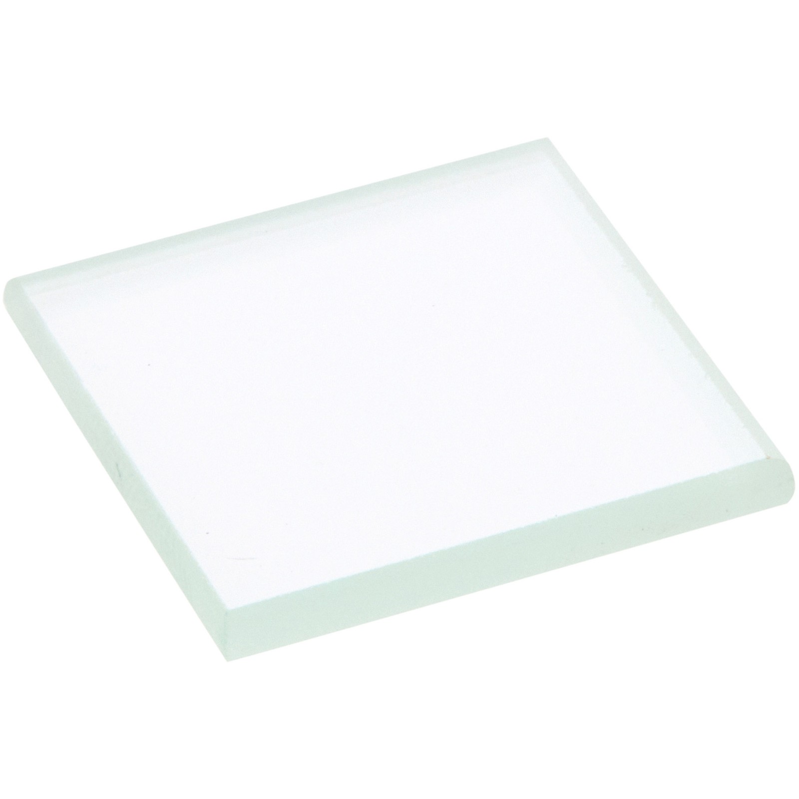 Plymor 1" Square, 3mm Thick Non-Beveled Clear Glass gallery