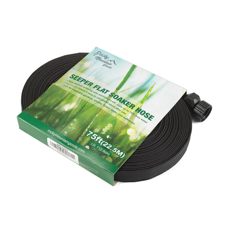 75ft Flat Soaker Hose - Drip Irrigation System - Water-Saving Design - Consisten gallery