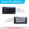 Bumper License Plate Bracket for 2000-2024, Plate Holder Set with 6 Unique Black gallery
