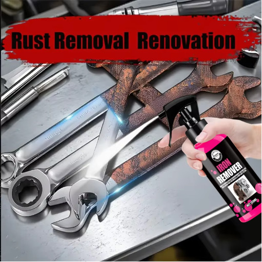 120ML Rust Remover Spray Fast Acting Metal Cleaner Iron Oxidation Eliminator Car gallery