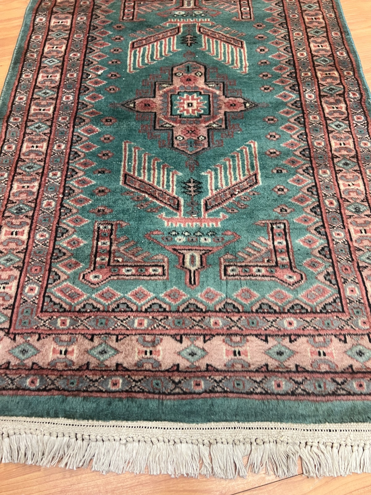 2'1" x 3'1" Pakistani Bokhara Oriental Rug - Hand Made - 100% Wool gallery