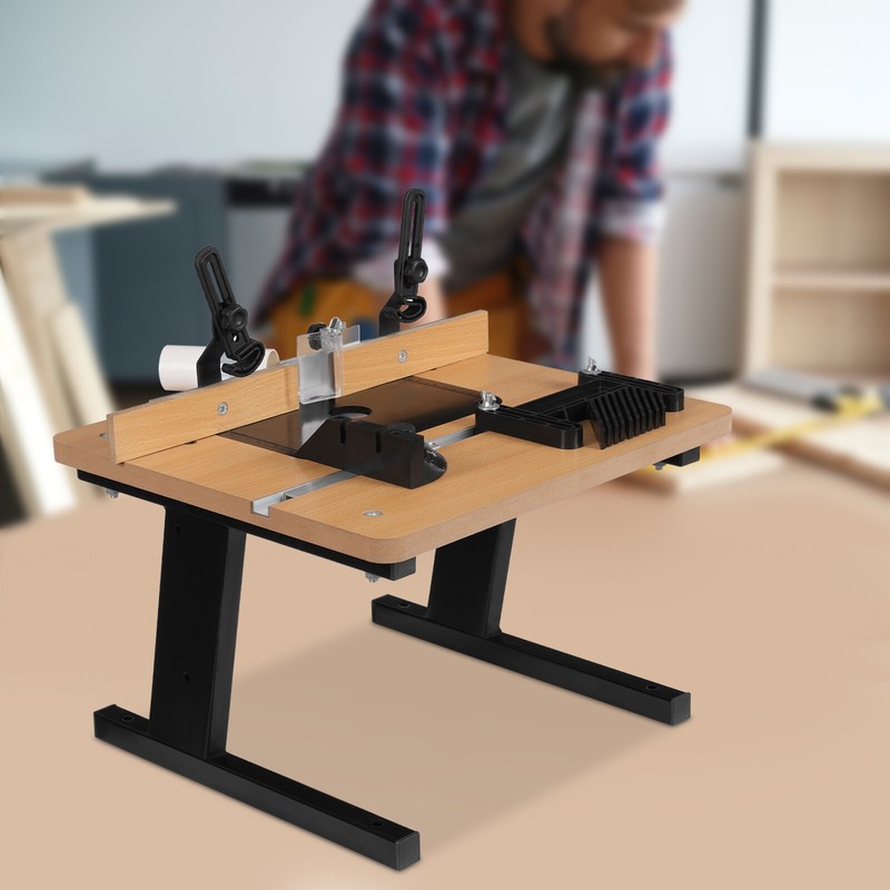200kg MDF Router Table Rectangle Tabletop Woodworking Router Table 43*40cm gallery