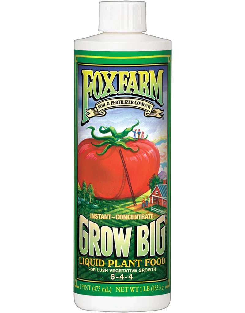 FoxFarm (#FX14092) Grow Big Liquid Plant Food 6-4-4, Concentrate - 1 pint gallery