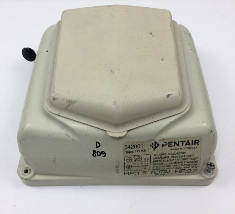 Pentair 342001 SuperFlo Vs Pump Control Panel ONLY used #D809 gallery