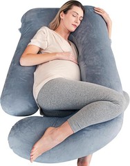 Pregnancy Pillows, Soft U-Shape Maternity Pillow with Removable Cover -Full Body