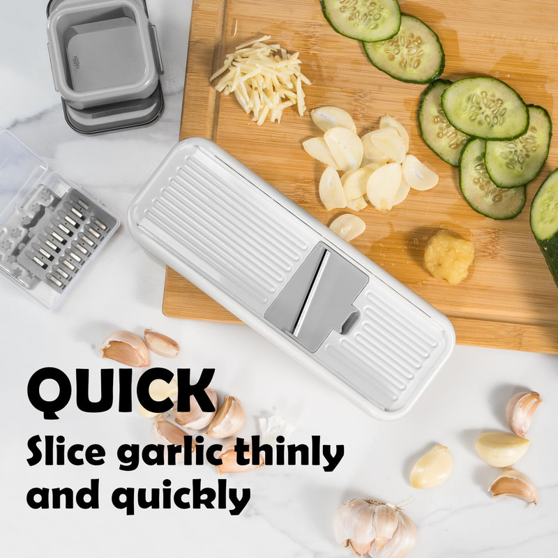 Mini Garlic Slicer Multi-Functional Mandoline Slicer Veggie Shredder Garlic-Ging gallery