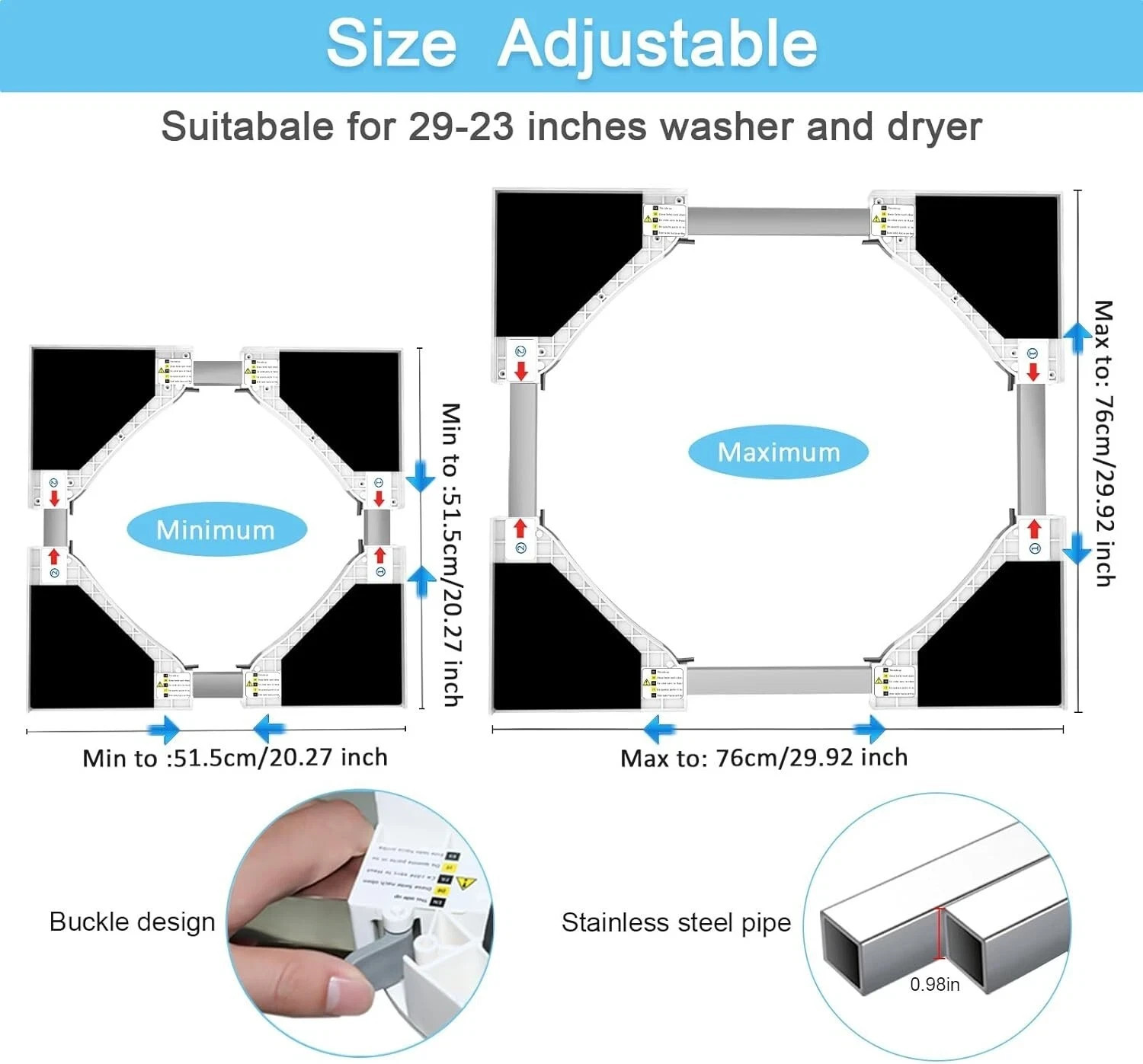 Universal Washer Dryer Stacking Kit Stacking gallery