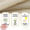 Alion Home 6'x3'4'' Garden Netting, 50% Sun Block, Beige gallery