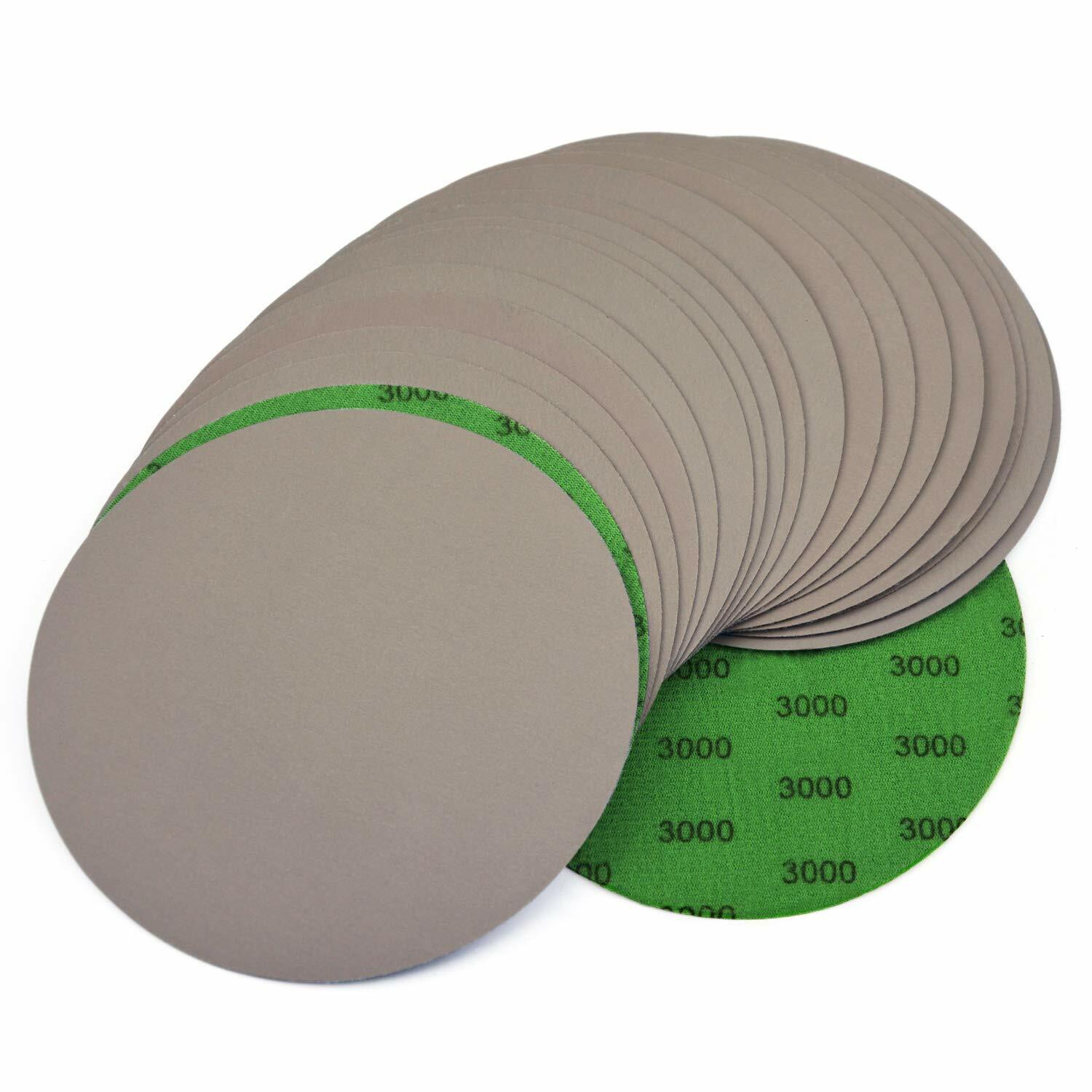 6 inch Hook Loop Sanding Discs 3000 4000 5000 7000 10000 Grit Wet Dry Sandpaper gallery