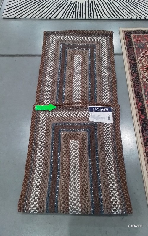 BROWN MULTI 2'-3" x 8'-0" Broken Thread Rug Reduced Price 1172772280 BRD313A-28 gallery