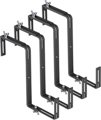 Adjustable Planter Box Brackets,Enhanced Bottom Support,Universal Outdoor Hangin