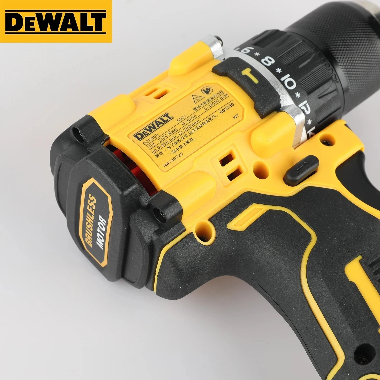 DEWALT DCD805 a901 20V Cordless Compact Hammer Drill (Tool Only) NO BOX gallery