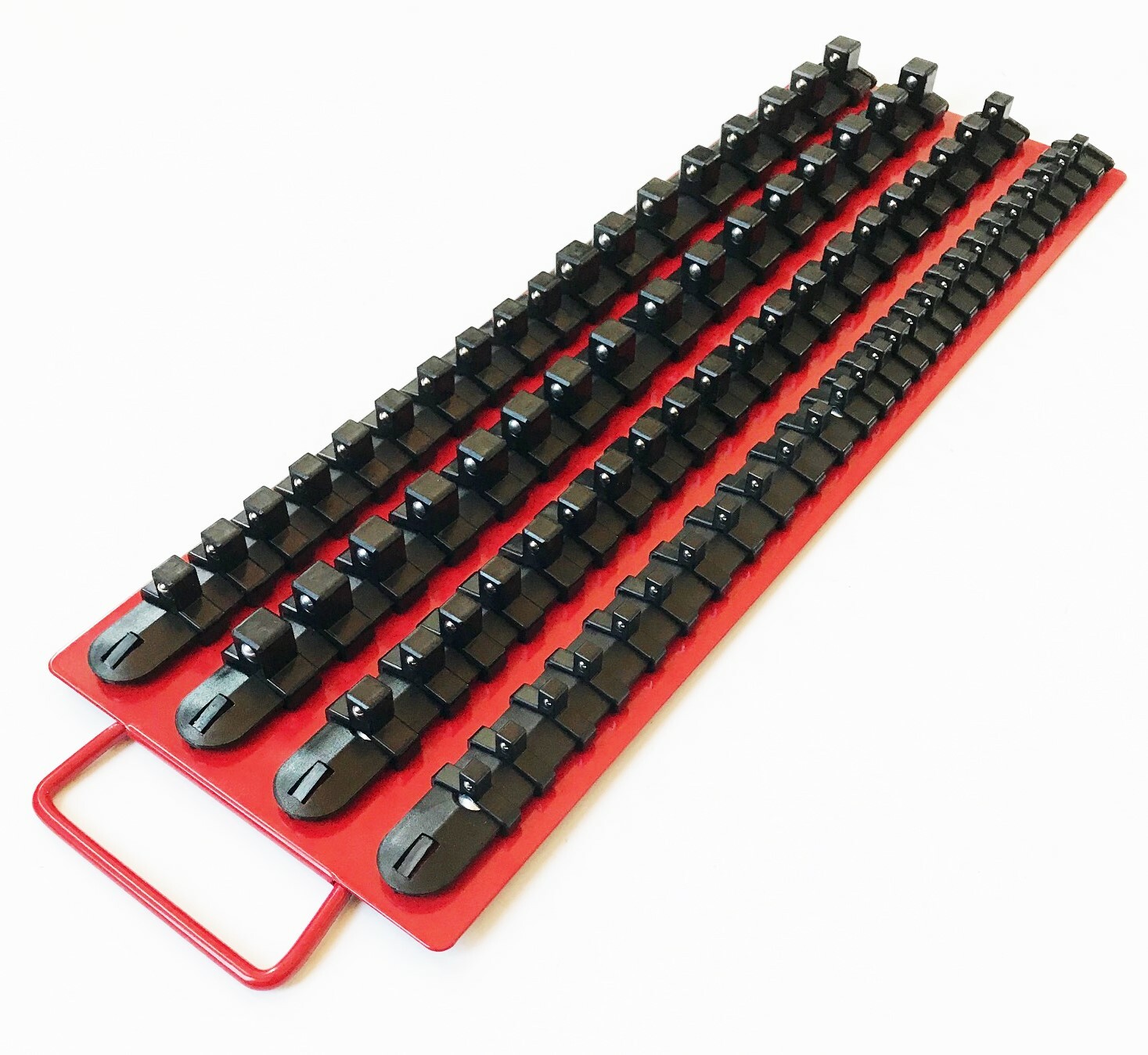 80pc GOLIATH INDUSTRIAL SOCKET STORAGE TRAY RAIL RACK HOLDER 1/4 3/8 1/2 LSTBR gallery