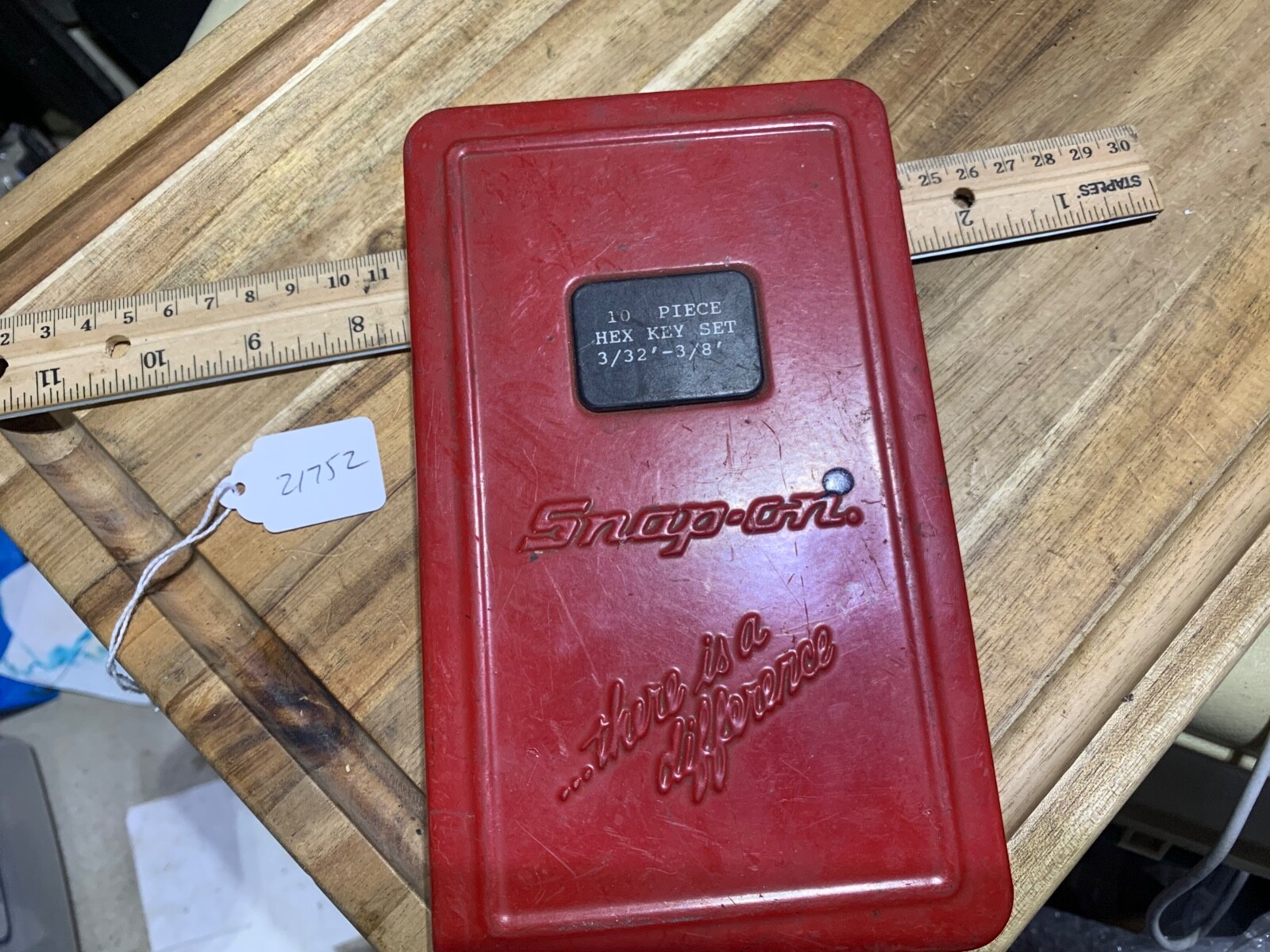 Vintage Snap On Hex Key metal Box (Box only) (21752) gallery