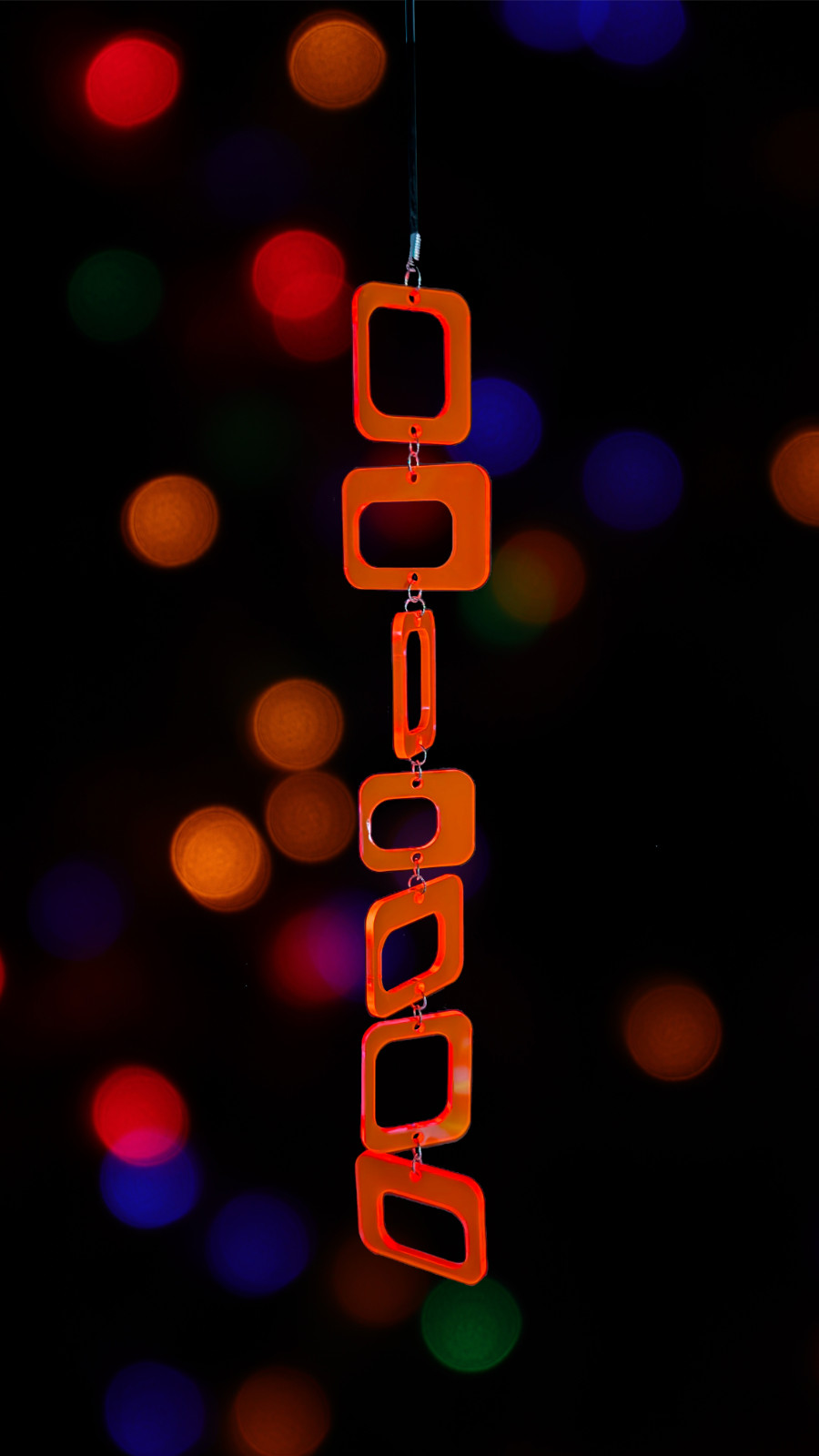 Cosmic Windchime - Retro blacklight reactive mobile that fluoresces under UV gallery