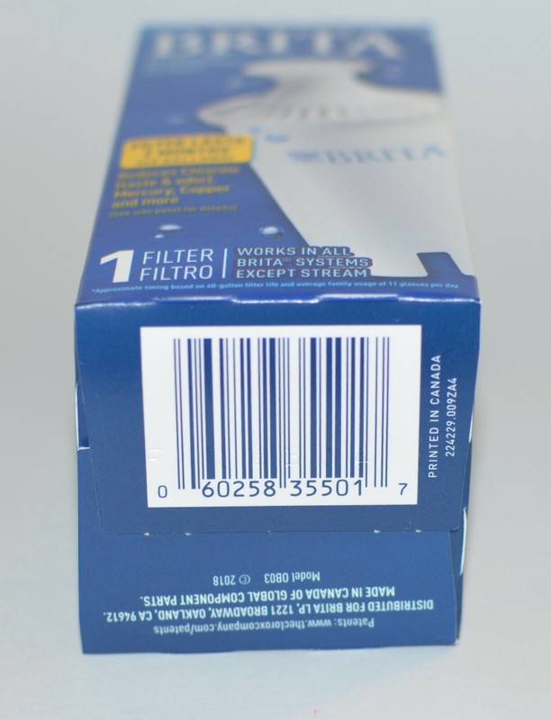 1 NEW BRITA STANDARD REPLACEMENT FILTER 2 MONTHS (40 GALLONS) WATER gallery
