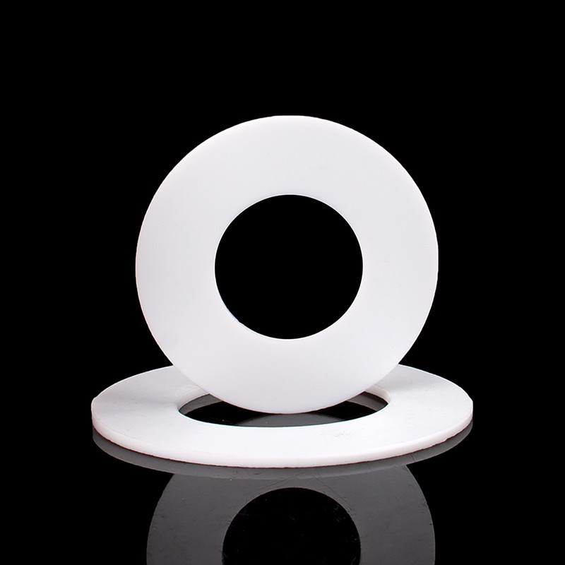 3MM THICK WHITE PTFE HIGH TEMP FLAT RING WASHER SEAL GASKETS 6mm - 219mm ID gallery