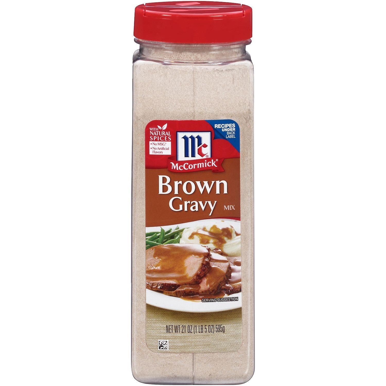 McCormick Brown Gravy Mix For Beef, Potatoes, Meatloaf - No MSG- 21 Oz (4-Pack) gallery