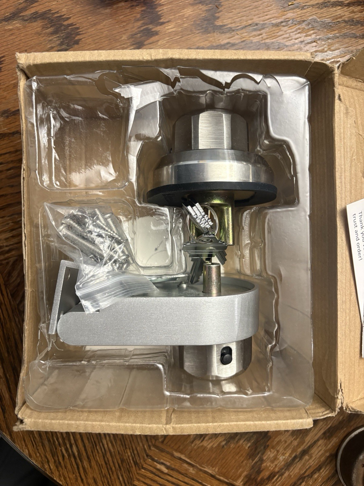 Easilok Model A9 Twist-to-Lock Jimmy Proof Deadbolt gallery