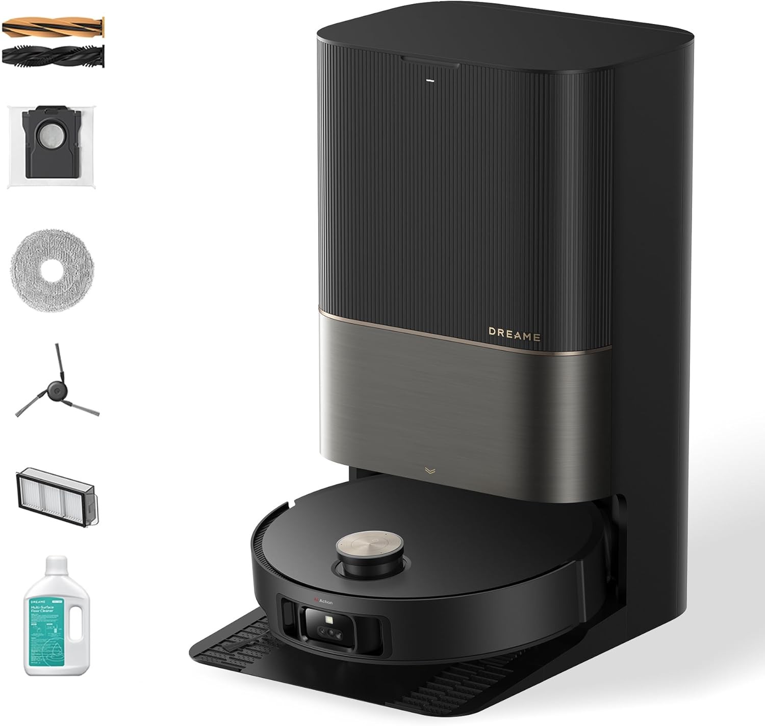 DREAME X50 Ultra Complete Black Robot Vacuum 20,000Pa Suction Pet-Friendly｜NEW gallery