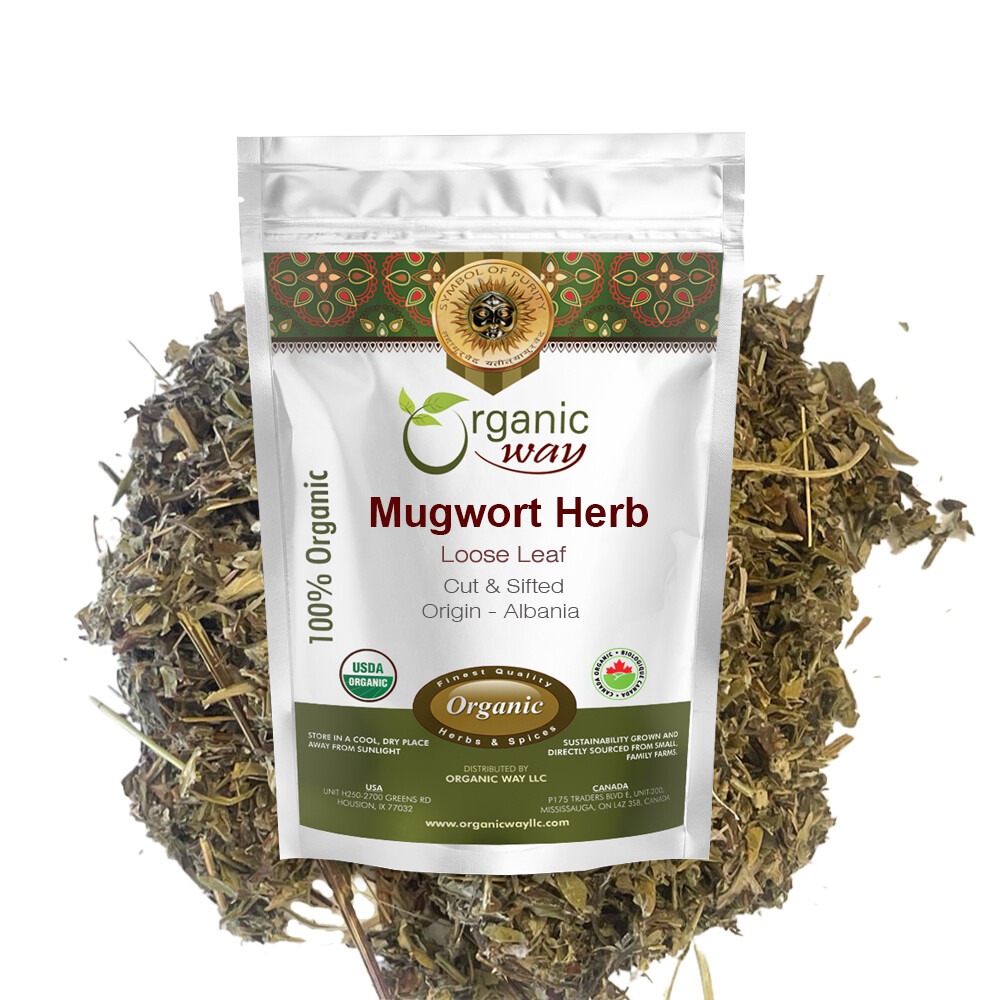 Mugwort Herb Loose Leaf Cut & Sifted - European Wild-Harvest gallery